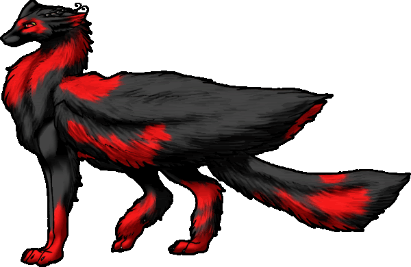 Red-marking Black Nideleth image (c) Dracothrope and used with permission