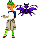[MeLi with three of her pals, images from Shiver's Dollz, customized by Shai]
