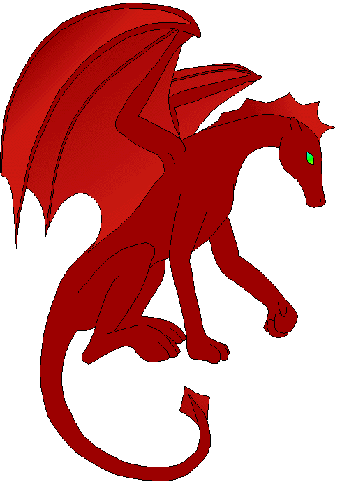 [Red Uaillikenth, bonded of Ga'rel; image © Ty of Ryslen; characters © myself ]