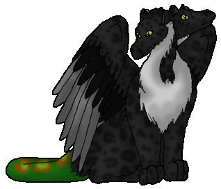 black jaguar hydra Baldamero hatchling image (c) Kitsuneko and used with permission