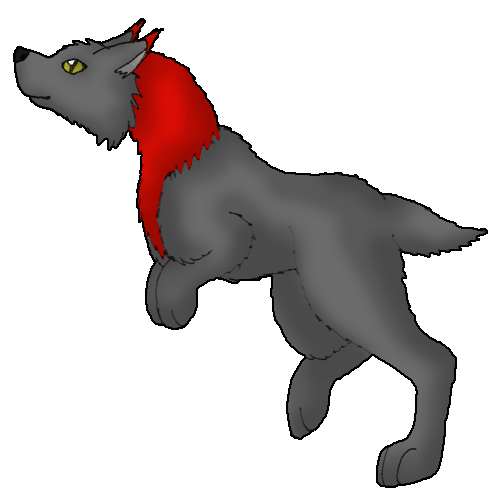 Grey-Red Hound-Lynaxi Caero's image (c) Kitsuneko and used with permission